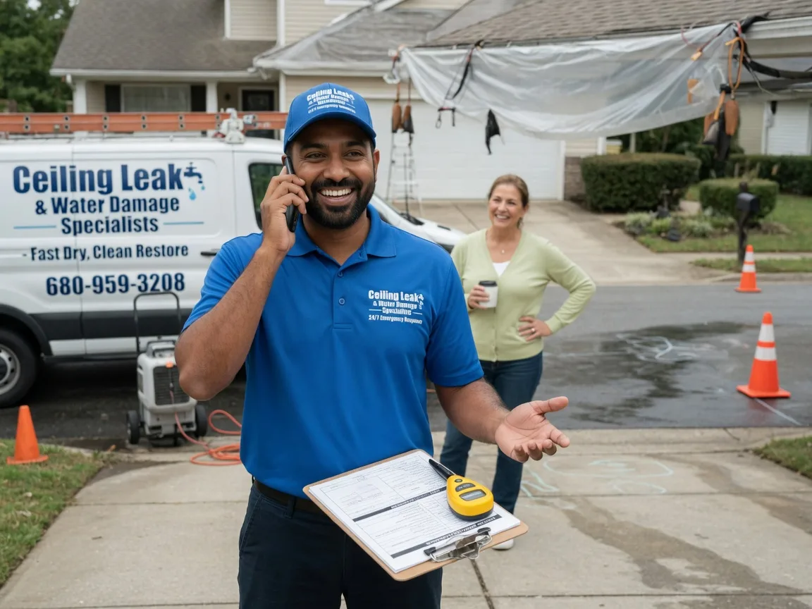 Ceiling Leak Cleanup Spanishburg, WV FAQs